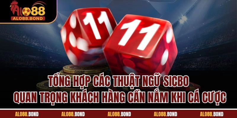 Tổng hợp các thuật ngữ Sicbo quan trọng khách hàng cần nắm khi cá cược